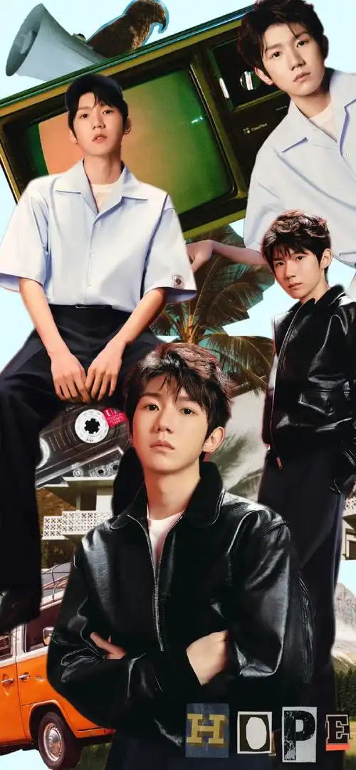 tfboys-王源94壁纸1p  这套泰酷辣忍不住搞搞    #bally全球品牌
