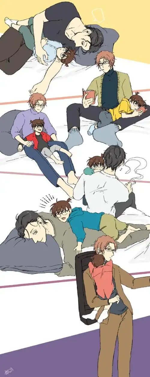 名侦探柯南#团宠柯南.  twi:k_oukaku