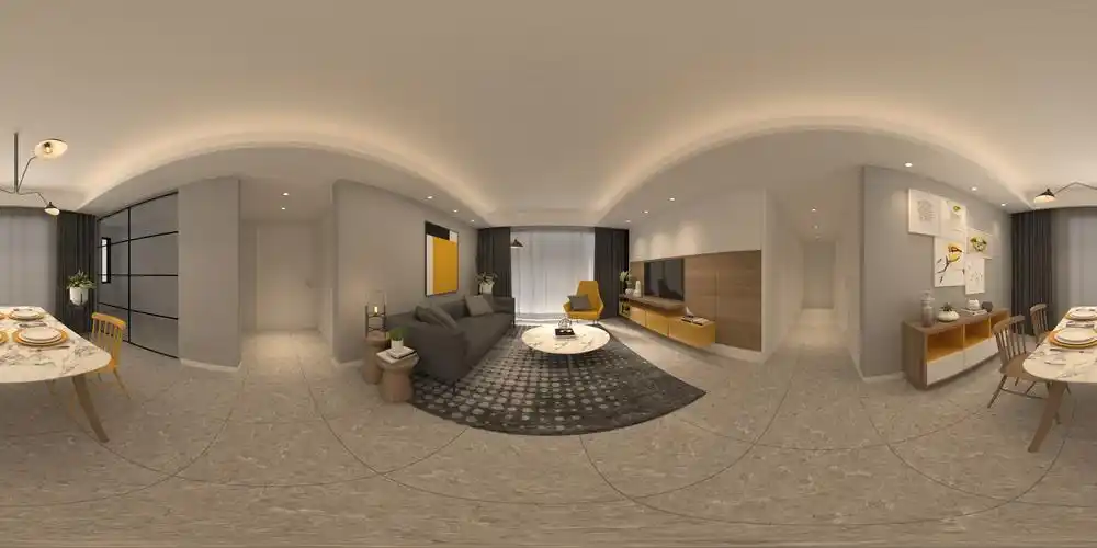 室内家装全景效果图 - 天琥云课堂 - 互联网设计在线教育平台