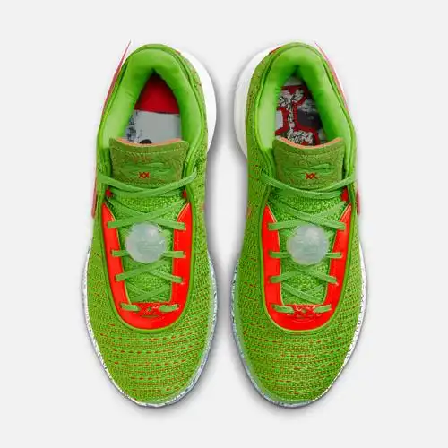 nike耐克lebronxx20男鞋圣诞绿实战篮球鞋透气fj4956300