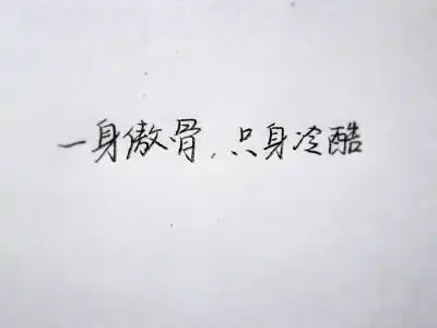 文字傲骨