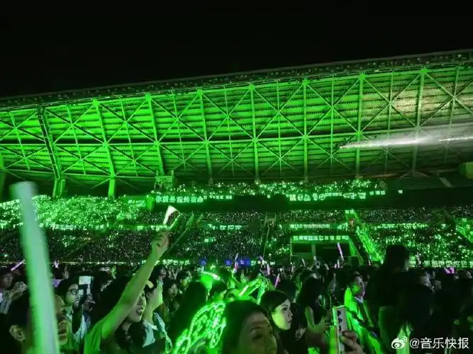 王源绿海#今晚真的不是王源演唱会吗  小汤圆们真的太给力了,全场侣