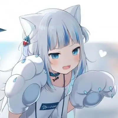 猫耳朵头像女高清可爱的二次元猫耳朵女孩动漫头像图片