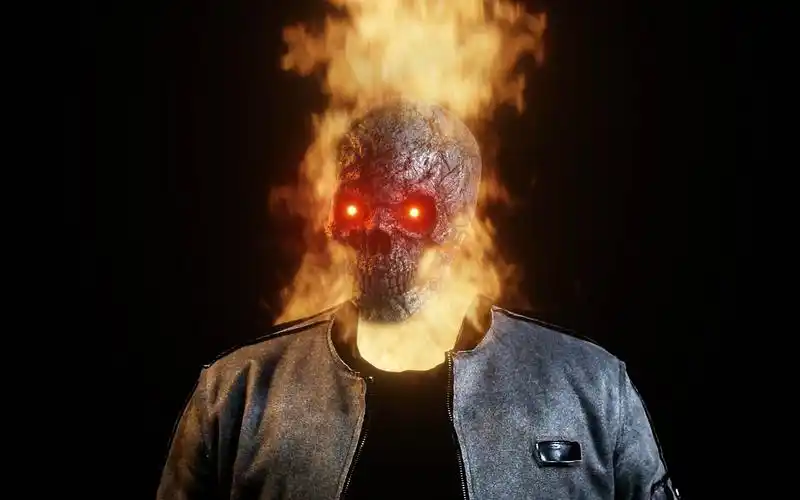 视效中心 20期 恶灵骑士火焰骷髅特效ae教程