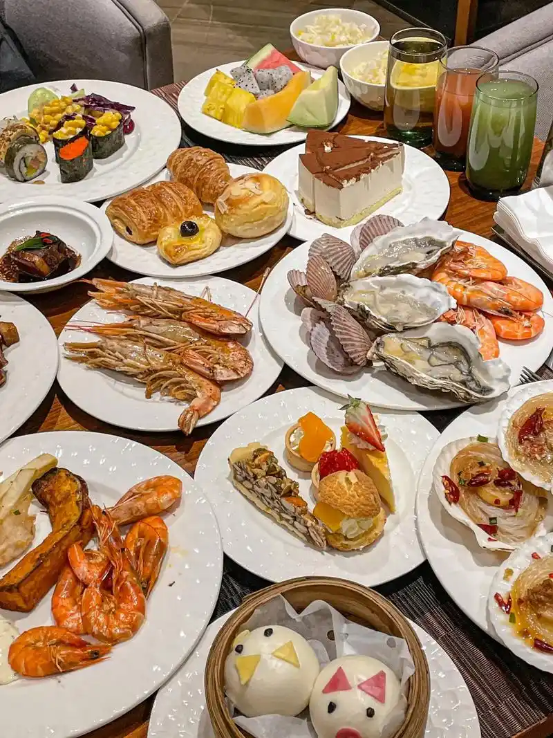 长春星级自助餐99海鲜08日料97面档90热菜99烧烤96火