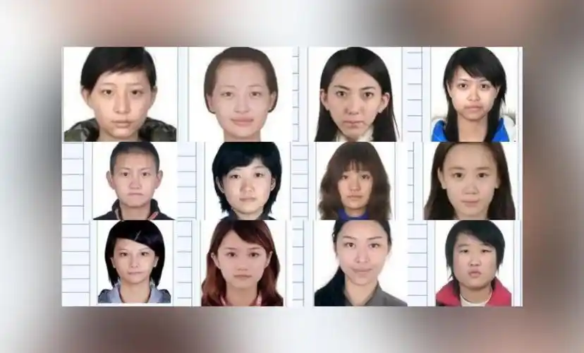 2011快乐女声全国12强素颜证件照!