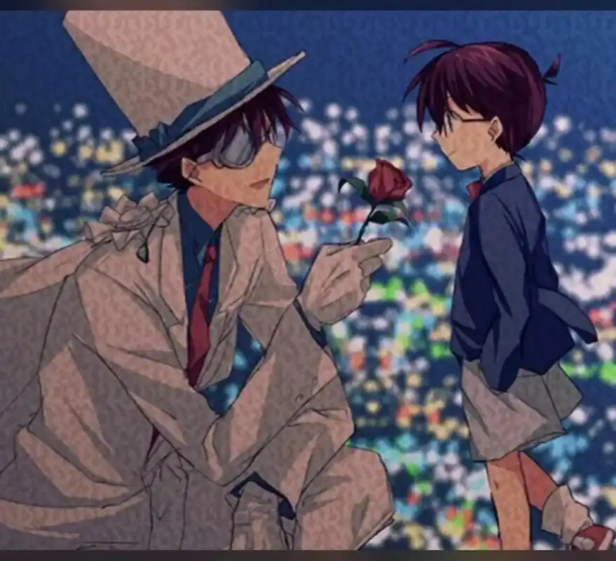 柯南和怪盗基德的图像来了  - 抖音