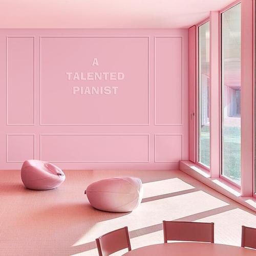 网红石膏线背景墙壁纸ins粉色直播间美甲店美容店工作室装饰墙纸