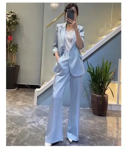 2021年夏季成分含量:71%(含)-80%(含)货号:1626颜色分类:浅蓝色 杏色