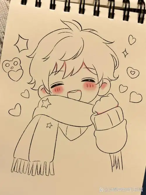 这个q版简笔画太可爱了还简单!