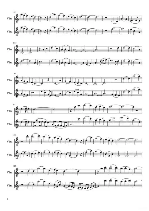 斯卡布罗集市(双小提琴)