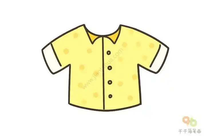 画又好看又清爽的连衣裙简单连衣裙简笔画衣服原创卡通衣服服装简笔画