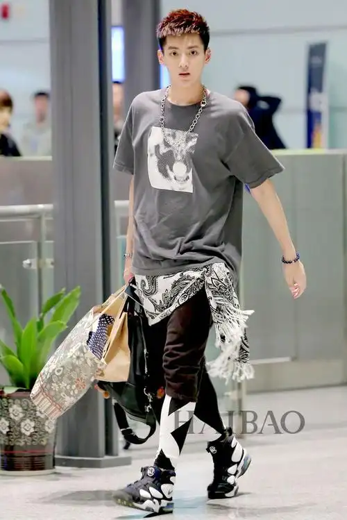 吴亦凡2013年6月4日机场街拍