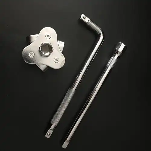 jing ping圆三爪机滤扳手可调节扁三抓滤清器滤芯器汽车机油格拆装