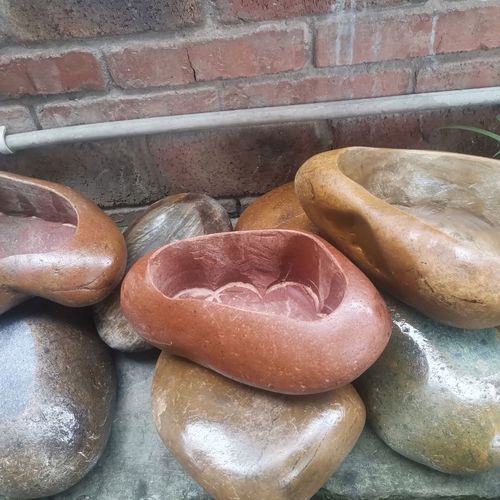 鹅卵石花盆,石头花盆,水培盆,鱼缸,工艺品及摆件. 4020