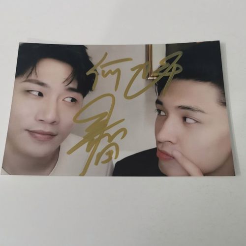德云社秦霄贤何九华签名照片周边保真无印刷6寸学生礼物送闺蜜