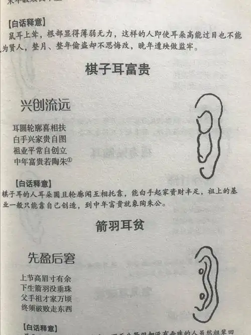 试听90秒380麻衣相耳朵-箭羽耳,棋子耳,贴脑耳