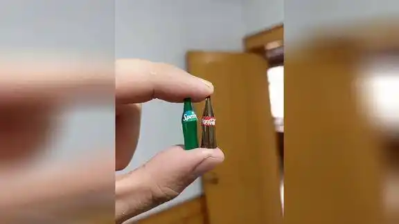 史上最小的可乐还有雪碧你见过吗