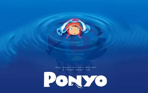 悬崖上的金鱼姬,宫崎骏,日本动漫,蓝色,acg,,动漫悬崖上的金鱼姬壁纸