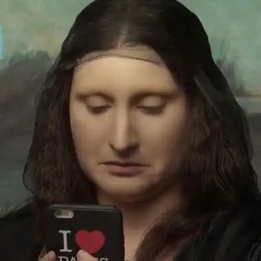 蒙娜丽莎头像搞笑
