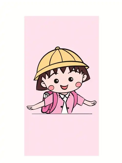 笔记灵感  #樱桃小丸子  #可爱卡通人物  #手绘卡通人物  #头像