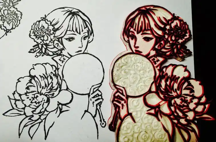 把好几种留白拼在一起其实也挺好玩的我超爱这种古风的