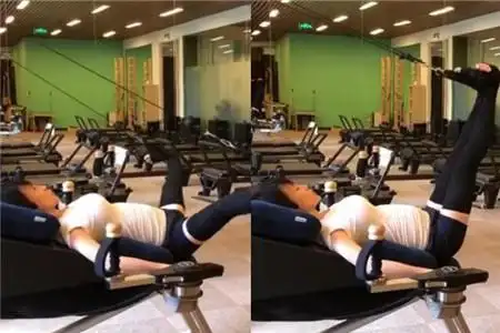 图谢楠生二胎心路微博晒怀孕六个月健身照