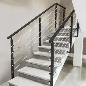 不锈钢楼梯扶手护栏轻奢简约扶手栏杆室内家用阳台护栏立柱围栏