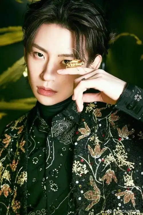 小鬼-王琳凯#小鬼王琳凯#    国风刺绣外套:@moiselle_hk  花卉图案