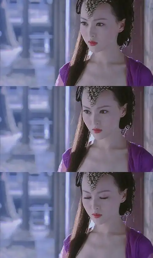 唐嫣古装剧中眉心坠造型:独孤宁珂,紫萱,哪个更美?