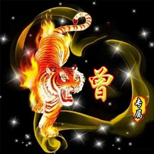 霸气姓氏头像48张,老虎发威独特又拉风了