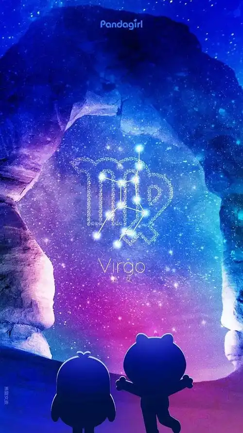 壁纸十二星座璀璨星空卡通壁纸