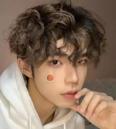 男生羊毛卷发型 蓬松慵懒有个性