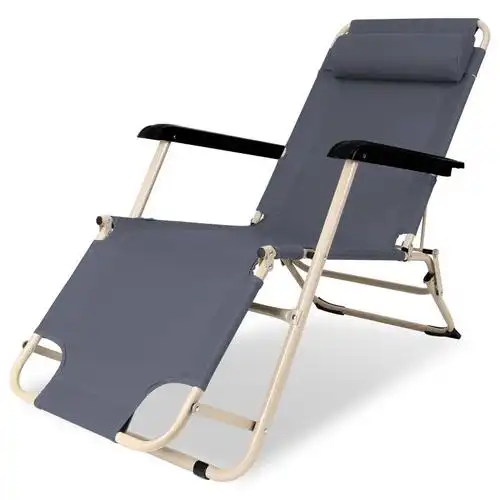 躺椅 折叠椅 午休床 午睡床 陪护床 两用休闲便携cy-5860灰 - 京东