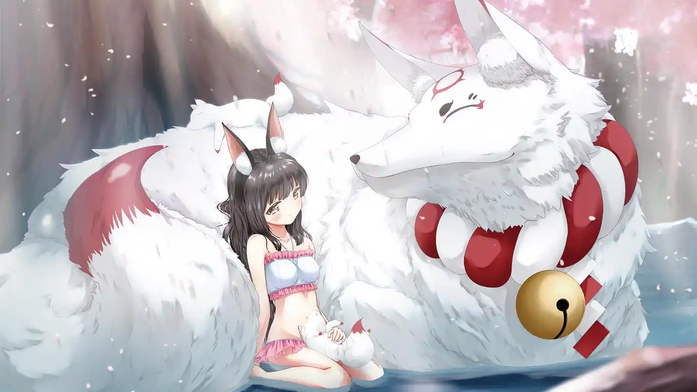 可爱迷人的动漫美女桌面壁纸