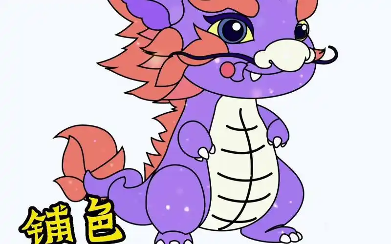 龙年ip 龙年公仔 龙年对联 简丹卡通 2024龙头卡通形象提前剧透 可爱