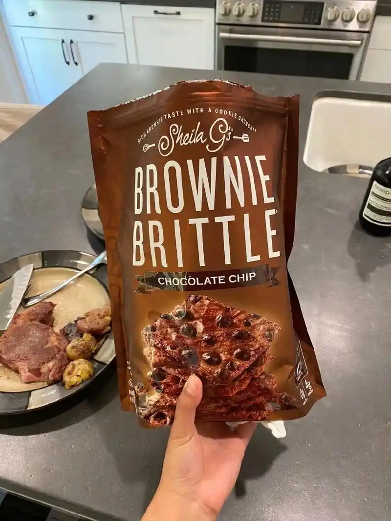 这款sheila gs布朗尼巧克力脆片.真正有巧克力豆豆在 - 抖音