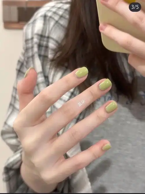 纯色系马卡龙绿色