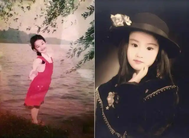 刘亦菲幼儿园毕业照疯传!扎马尾坐c位萌翻网友,网友:母胎美人