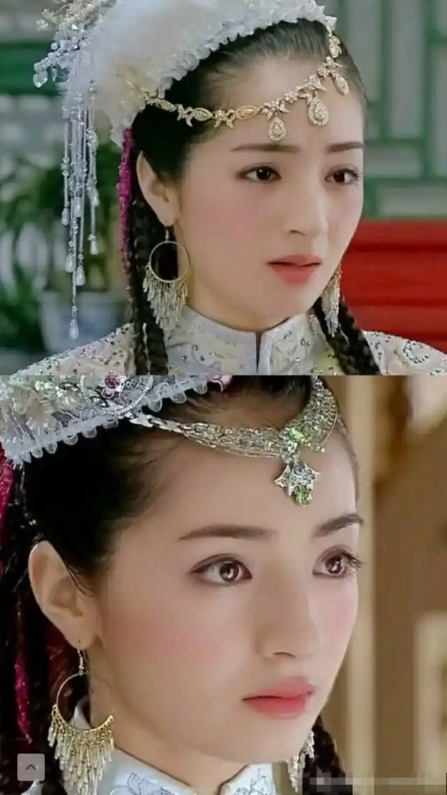 再看麦迪娜出演的香妃,其实清丽脱俗已经很美,比热巴都耐看