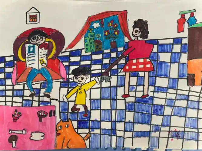 儿童画我爱我家