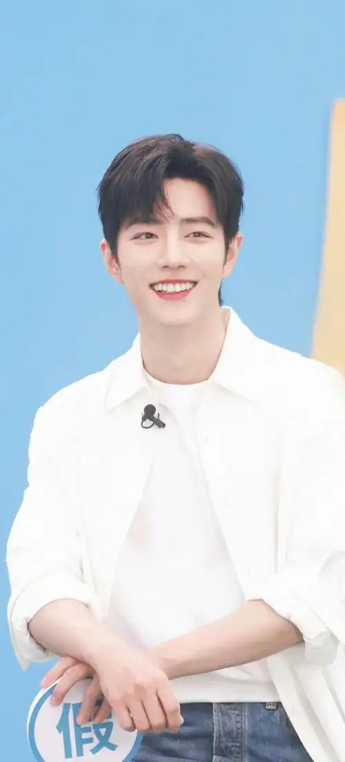 肖战白衬衫直播造型##肖战安热沙品牌代言人##肖战