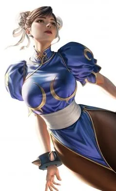 街霸人物春丽人物肖像手机壁纸