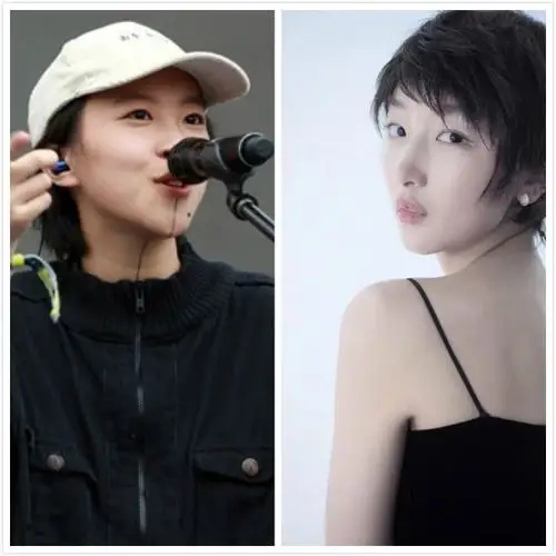 周冬雨穿黑粉双色裙,网友调侃:像窦靖童,没有女人味