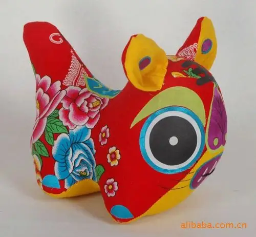 传统民间纯手工制作布老虎定制批发