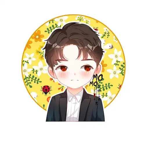 明星 王俊凯 q版 手绘 头像 by momo手绘工作室