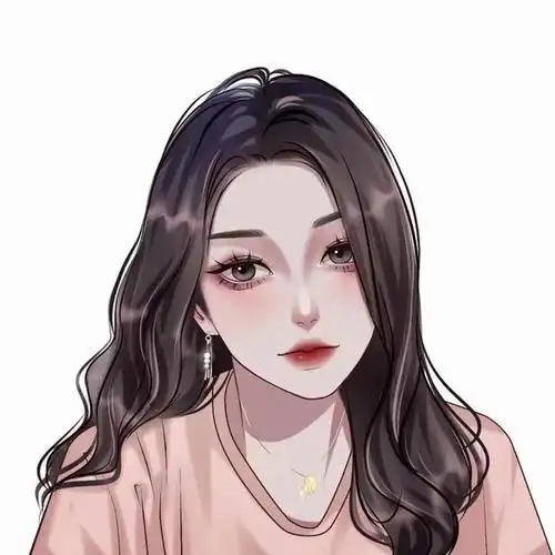 手绘头像女生头像绘画精致女生头像