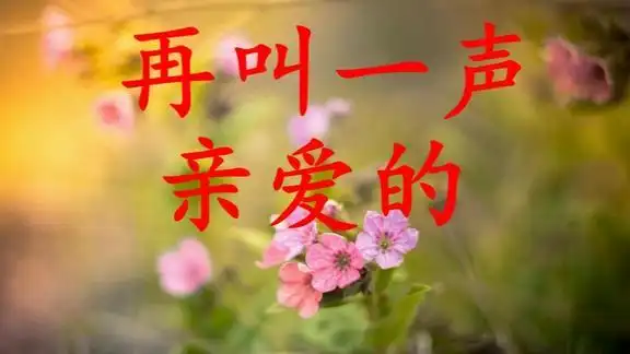 一首再叫一声亲爱的听哭了多少有缘无分的人