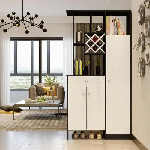 进门风水玄关柜客厅酒柜鞋柜一体靠墙现代简约轻奢置物双面隔断柜
