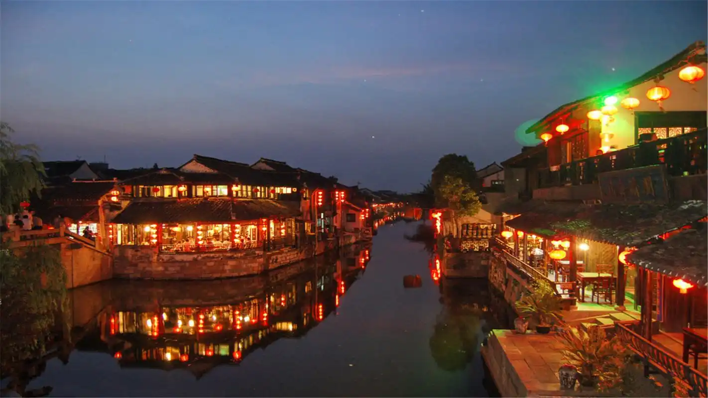 江南水乡浙江西塘风景桌面壁纸